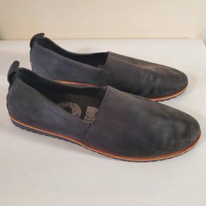 Sorel Women's Ella Casual Slip On Leather Shoe